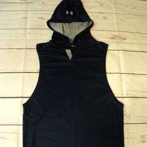 NWOT Under Armour Sleeveless Top with Hood